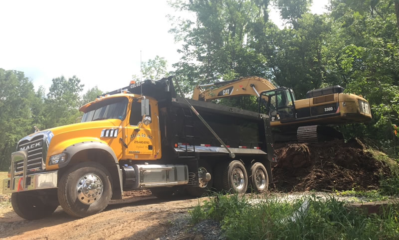 Excavating Services Throughout Bucks County PA.