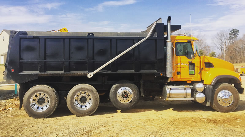 Dump Truck owned By Celia Co., Inc.  A Bucks and Montgomery County Trucking and Excavation Company.